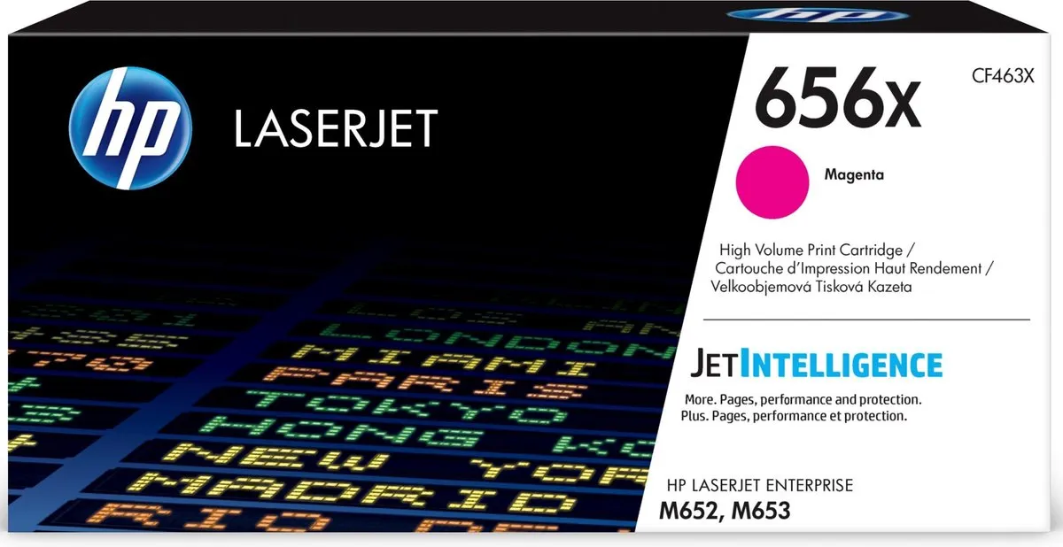 HP 656X CF463XC Tonercartridge Magenta - 22.000 pagina's