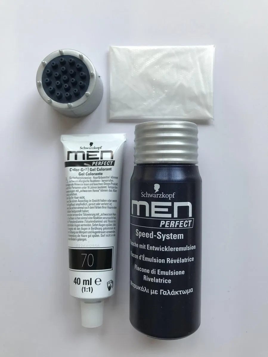 Schwarzkopf Men Perfect 70 Donkerbruin Haarverf - 2 Stuks