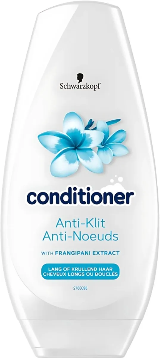 Schwarzkopf Conditioner Anti-Klit 250ml - Krullend/Lang haar