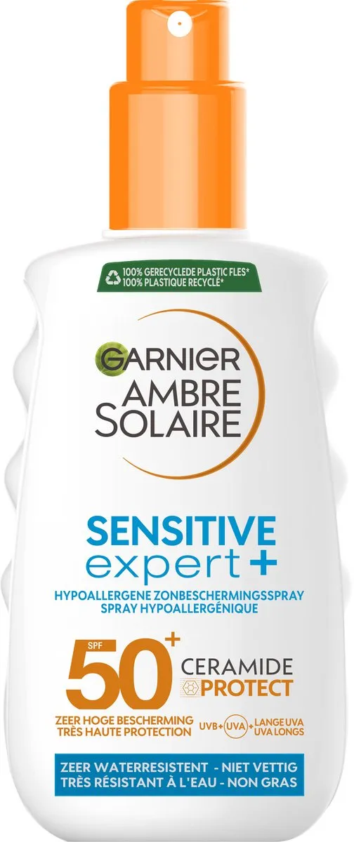 Garnier Ambre Solaire Sensitive Expert+ Zonnebrandspray SPF50+ 150ml