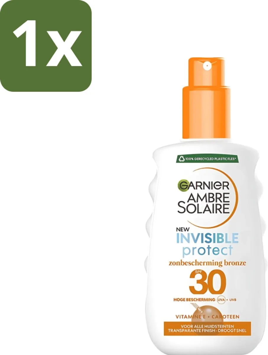 Garnier Ambre Solaire Invisible Protect Refresh Zonnebrandspray SPF 30 200ml