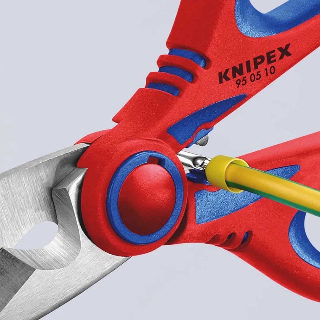 Knipex 95 05 10 SB Elektriciensscharen 160mm - RVS