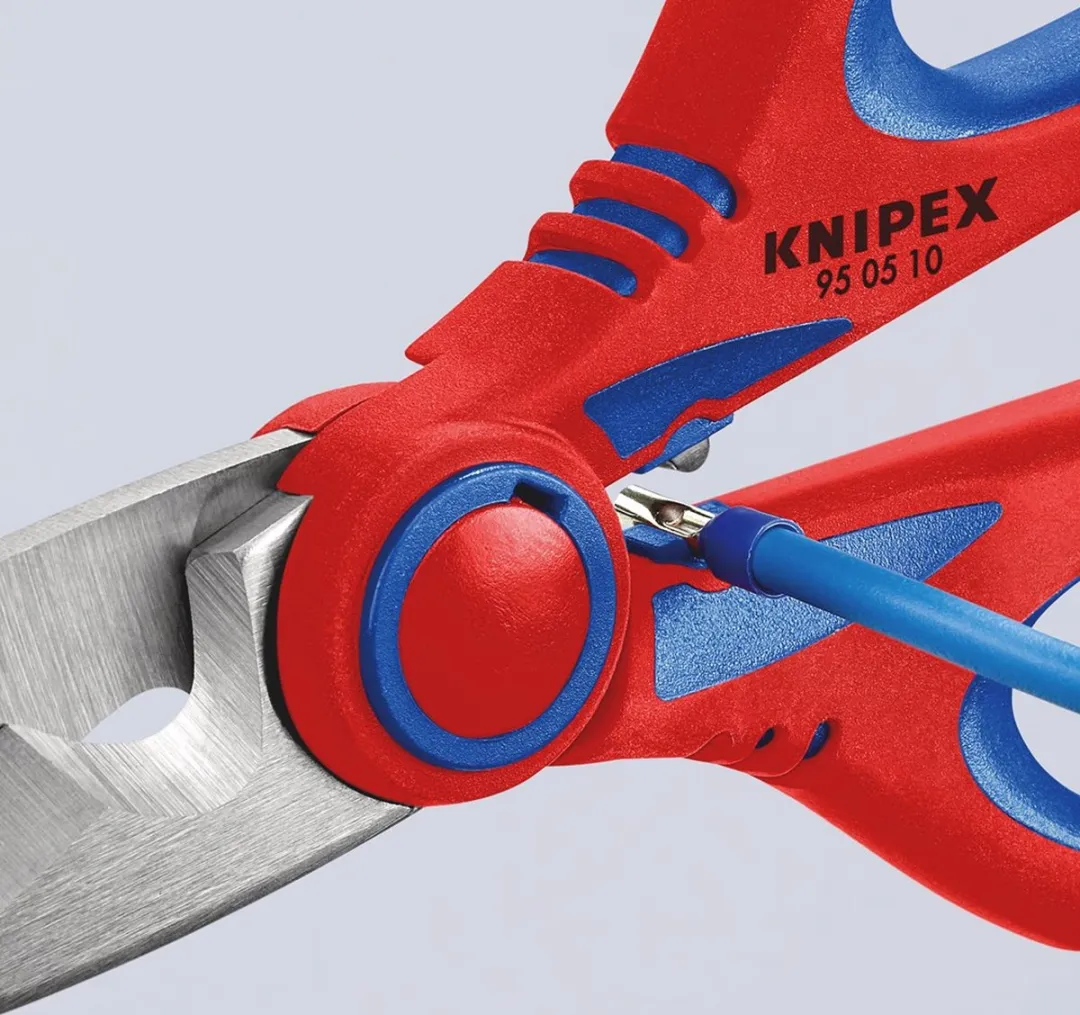 Knipex 95 05 10 SB Elektriciensscharen 160mm - RVS