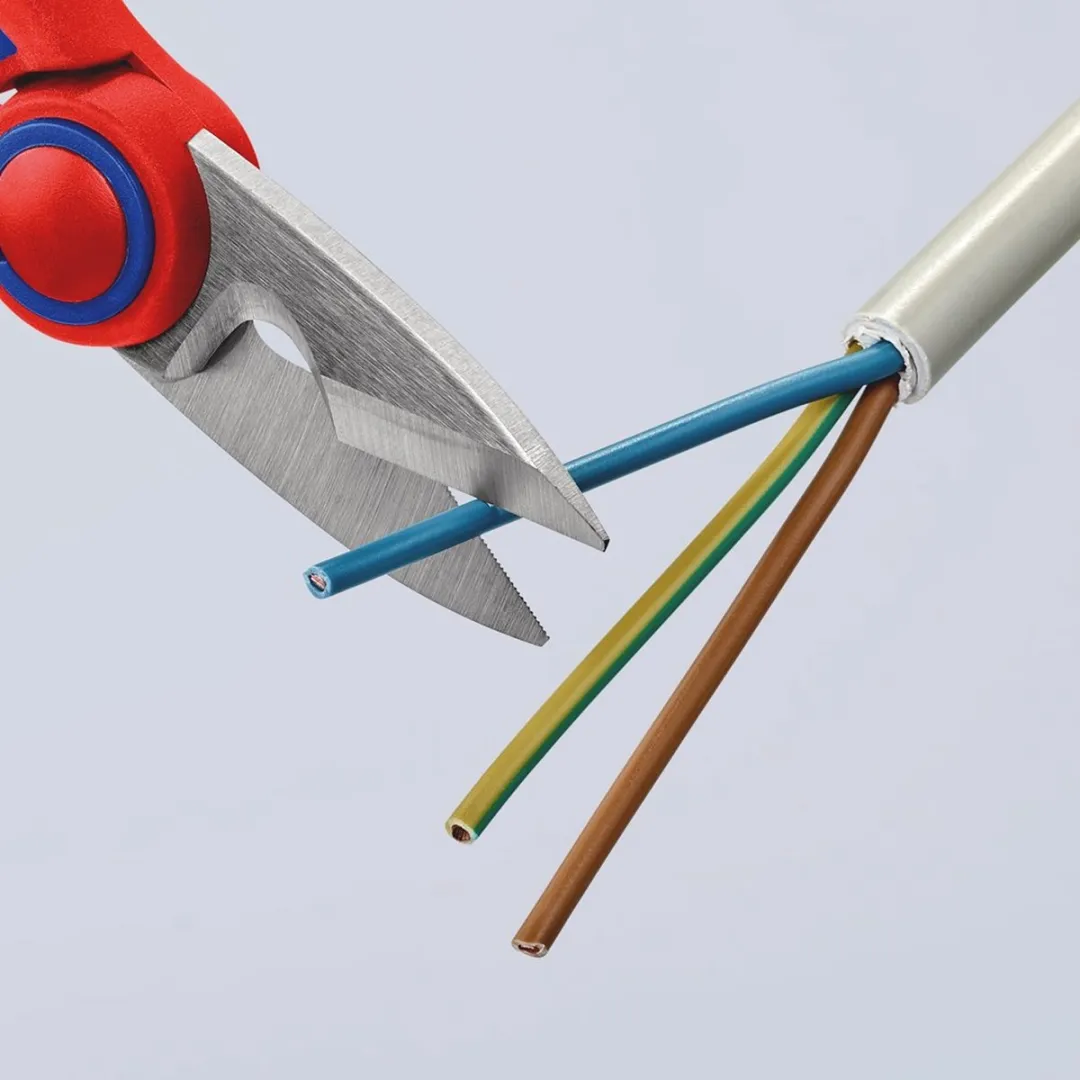 Knipex 95 05 10 SB Elektriciensscharen 160mm - RVS