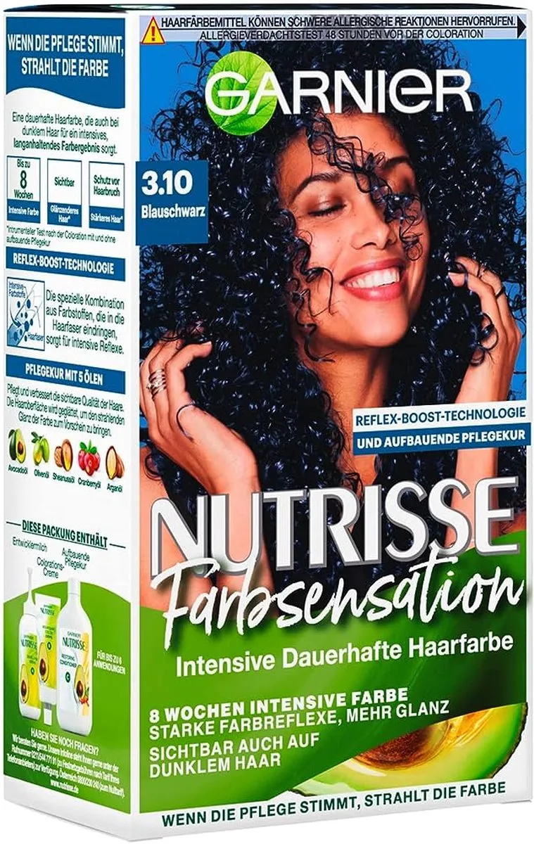 Garnier Nutrisse Farbsensation 3.10 Blauschwarz 160ml