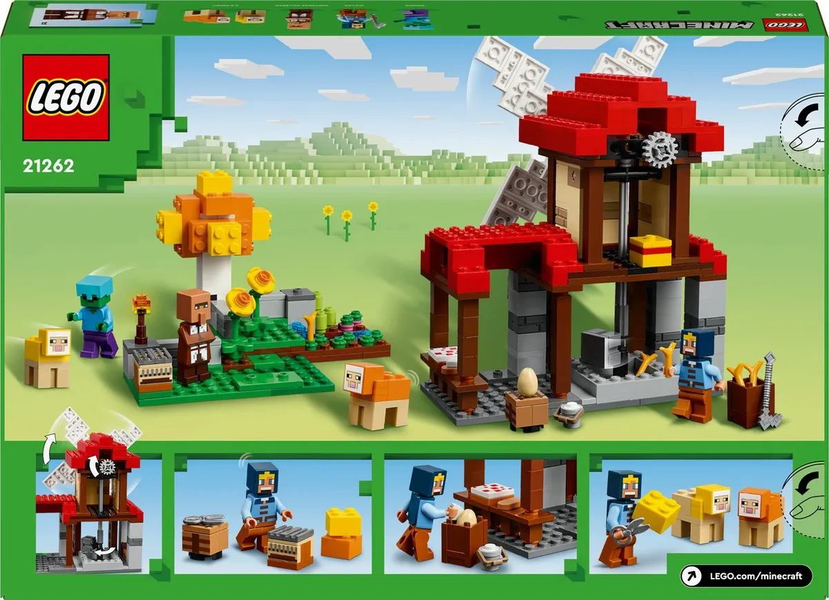 LEGO De Windmolenboerderij 21262 - 462 Stukken - afbeelding 6 van 6