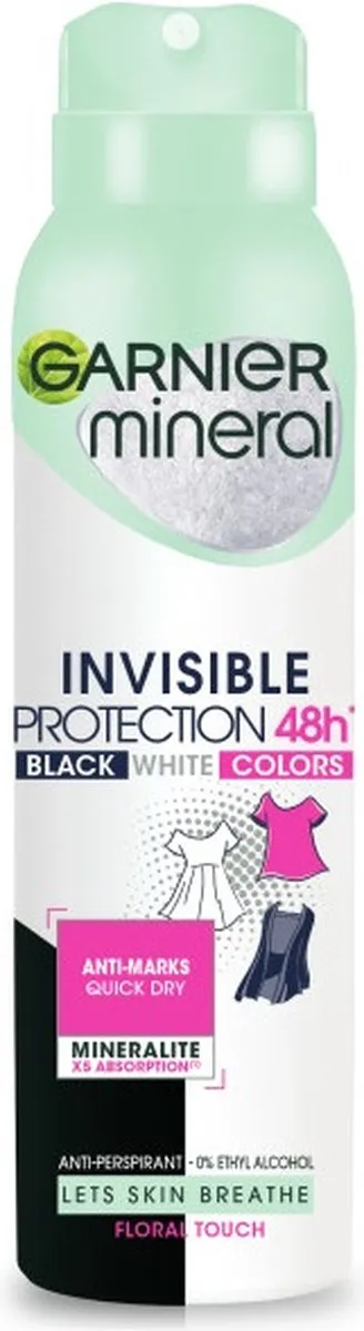 Garnier Mineral Invisible Protection Floral Touch Antitranspiratiespray 150ml