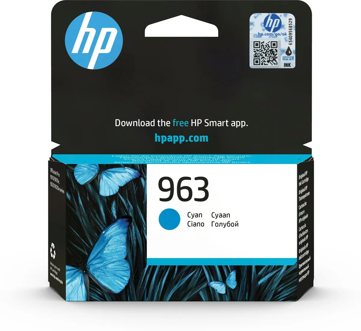 HP 963 Cyaan Inktcartridge - 700 pagina's