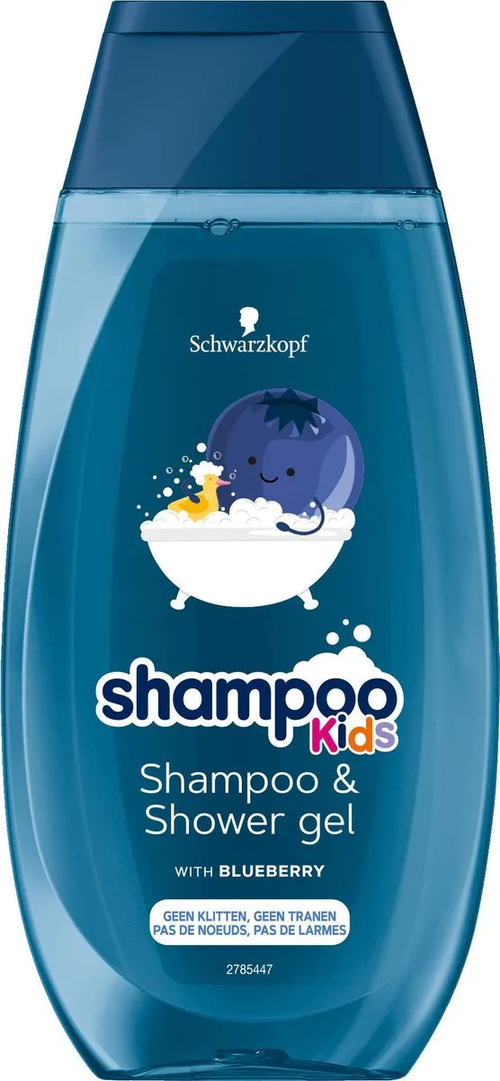 Schwarzkopf Kids Shampoo & Douchegel Blueberry - 5x250ml