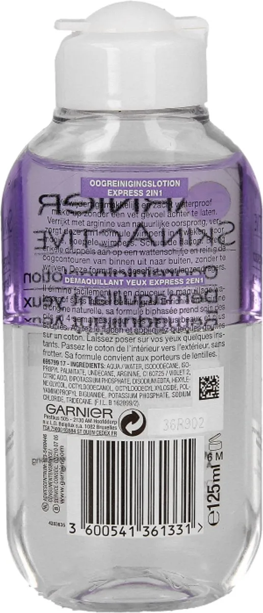 Garnier SkinActive Oogreinigingslotion 125ml