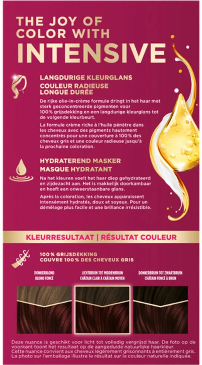 Schwarzkopf Palette Intensive Oil-Care 878 Mahonie Haarverf - 7 Stuks