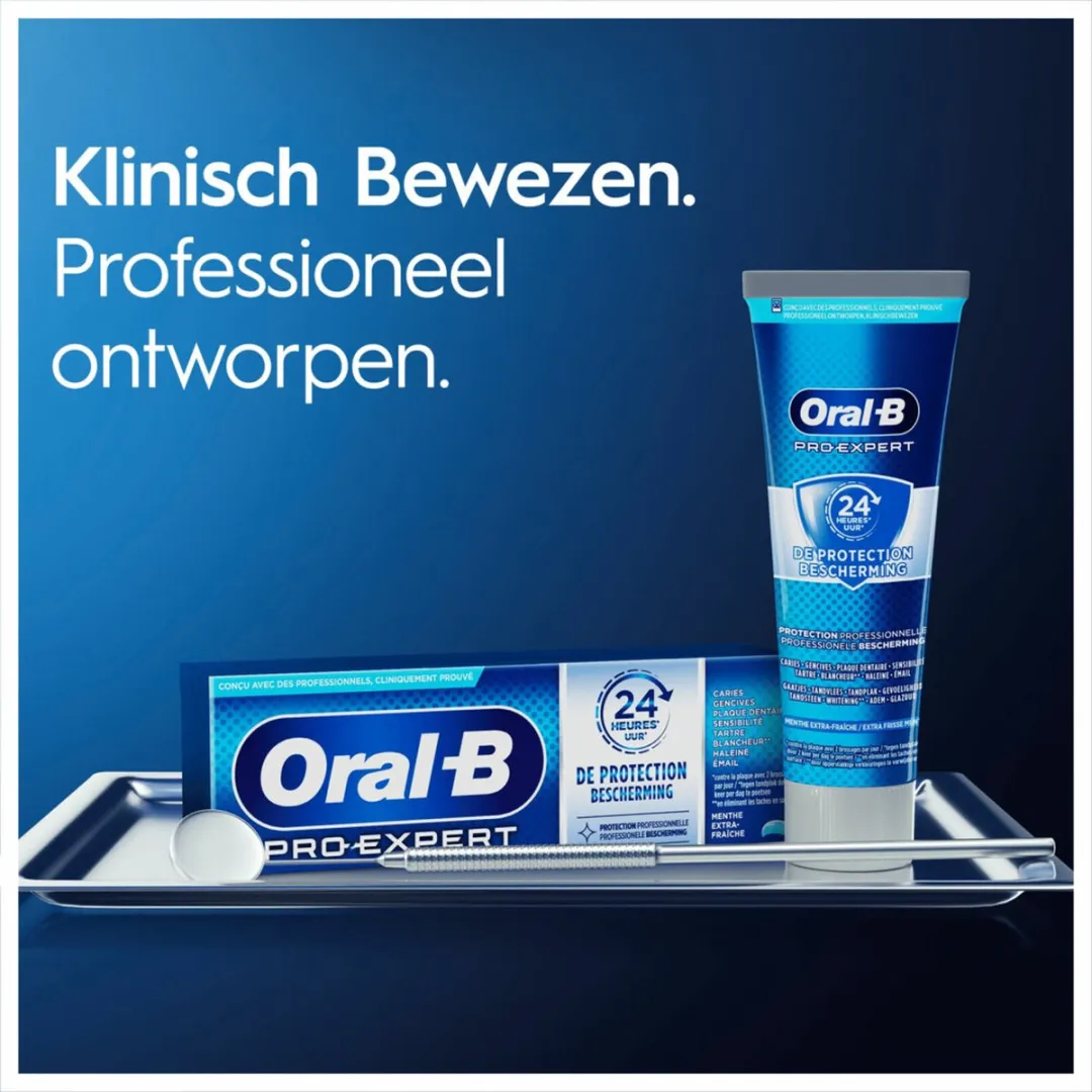 Oral-B Pro-Expert Tandpasta Extra Frisse Munt 75ml - 12 Stuks