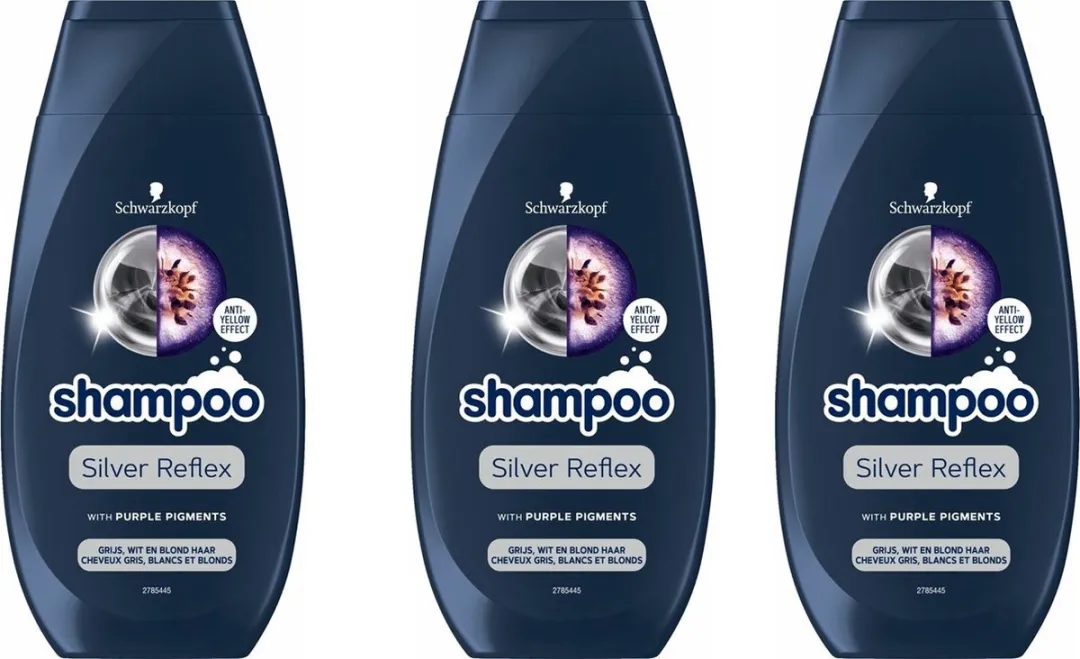 Schwarzkopf Silver Reflex Shampoo 750ml - 3x250ml