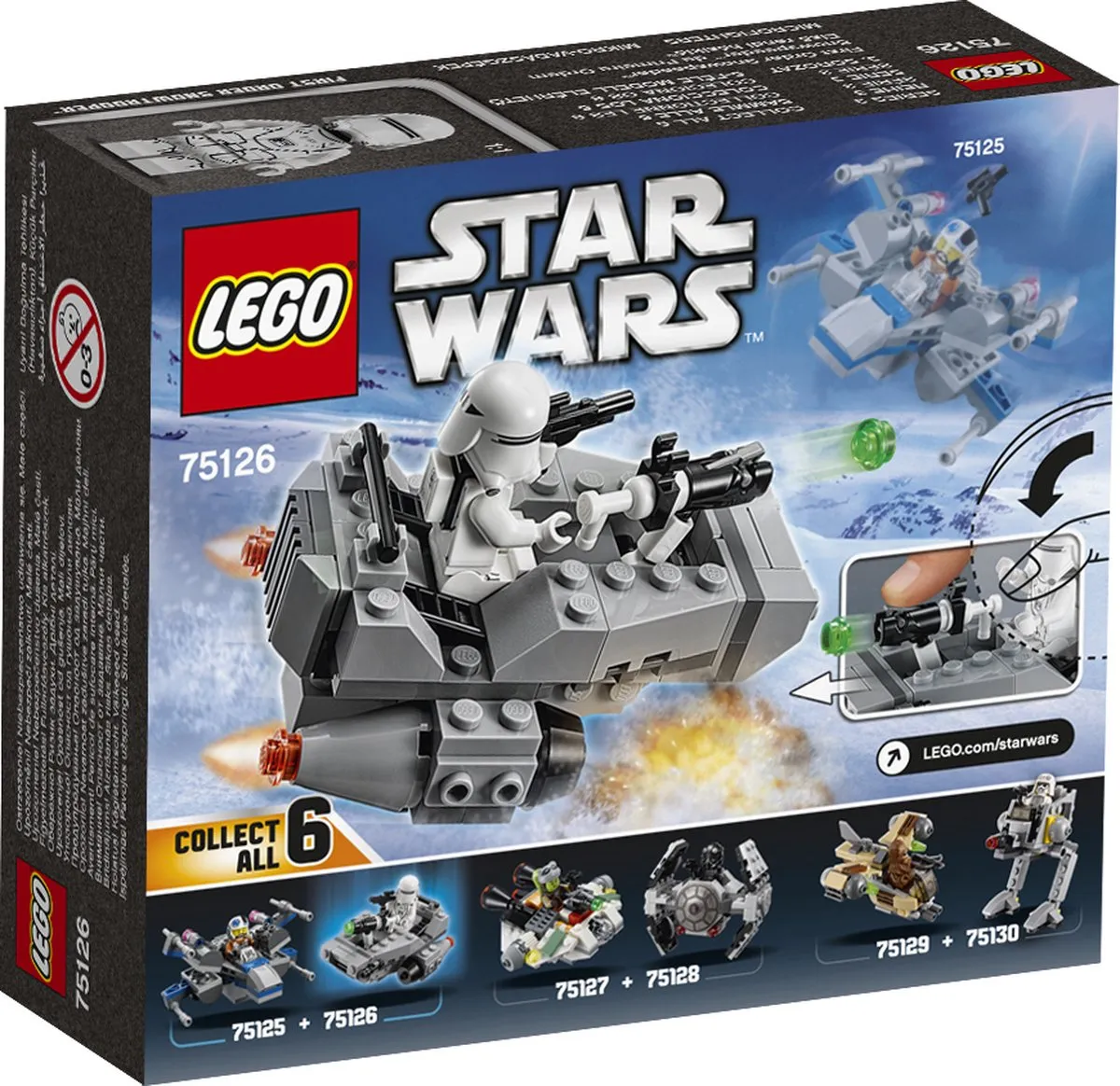 LEGO Star Wars First Order Snowspeeder 75126 - 91 Stukken - afbeelding 6 van 6