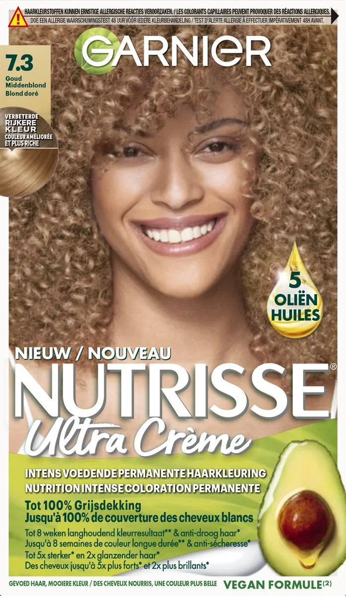 Garnier Nutrisse Ultra Crème 7.3 Goudblond 824ml