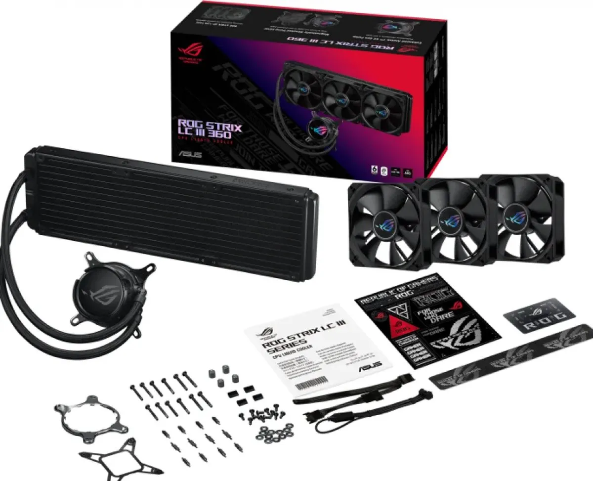 ASUS ROG Strix LC III 360 Processor Kit - 3x 12cm