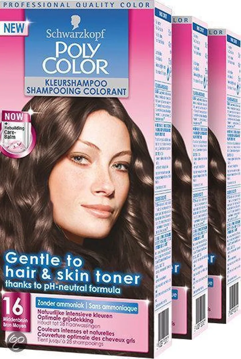 Schwarzkopf Poly Color Kleurshampoo Middenbruin