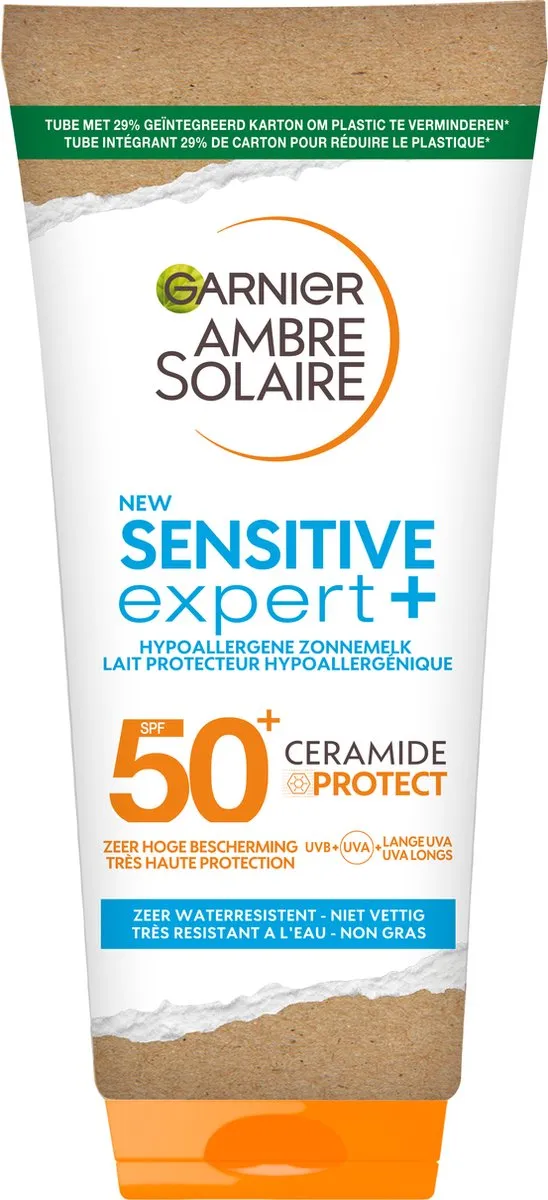 Garnier Ambre Solaire Sensitive Expert+ SPF50+ Zonnebrandmelk 175ml