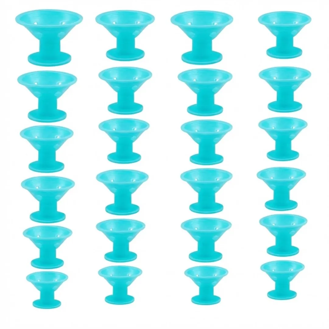 Nuvex Blauwe Heatless Krulrollers