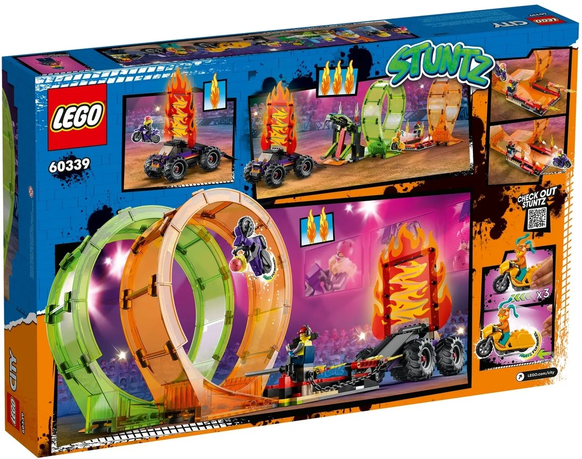 LEGO City Stuntz Dubbele Looping Stuntarena 60339 - Meerkleurig - afbeelding 6 van 6