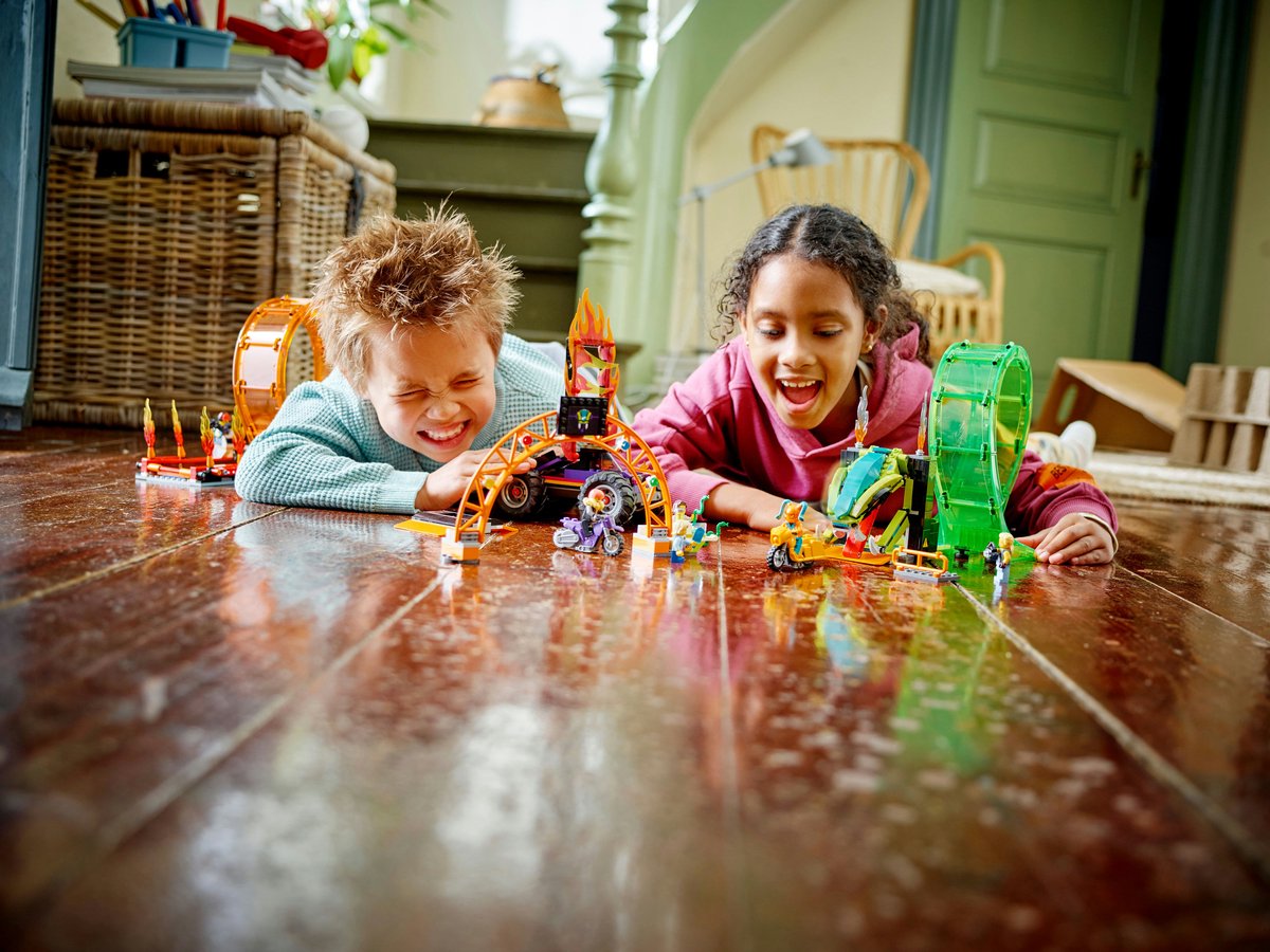 LEGO City Stuntz Dubbele looping stuntarena - 60339