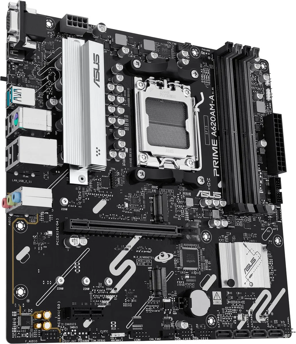 ASUS PRIME A620AM-A-CSM AM5 Micro-ATX Moederbord