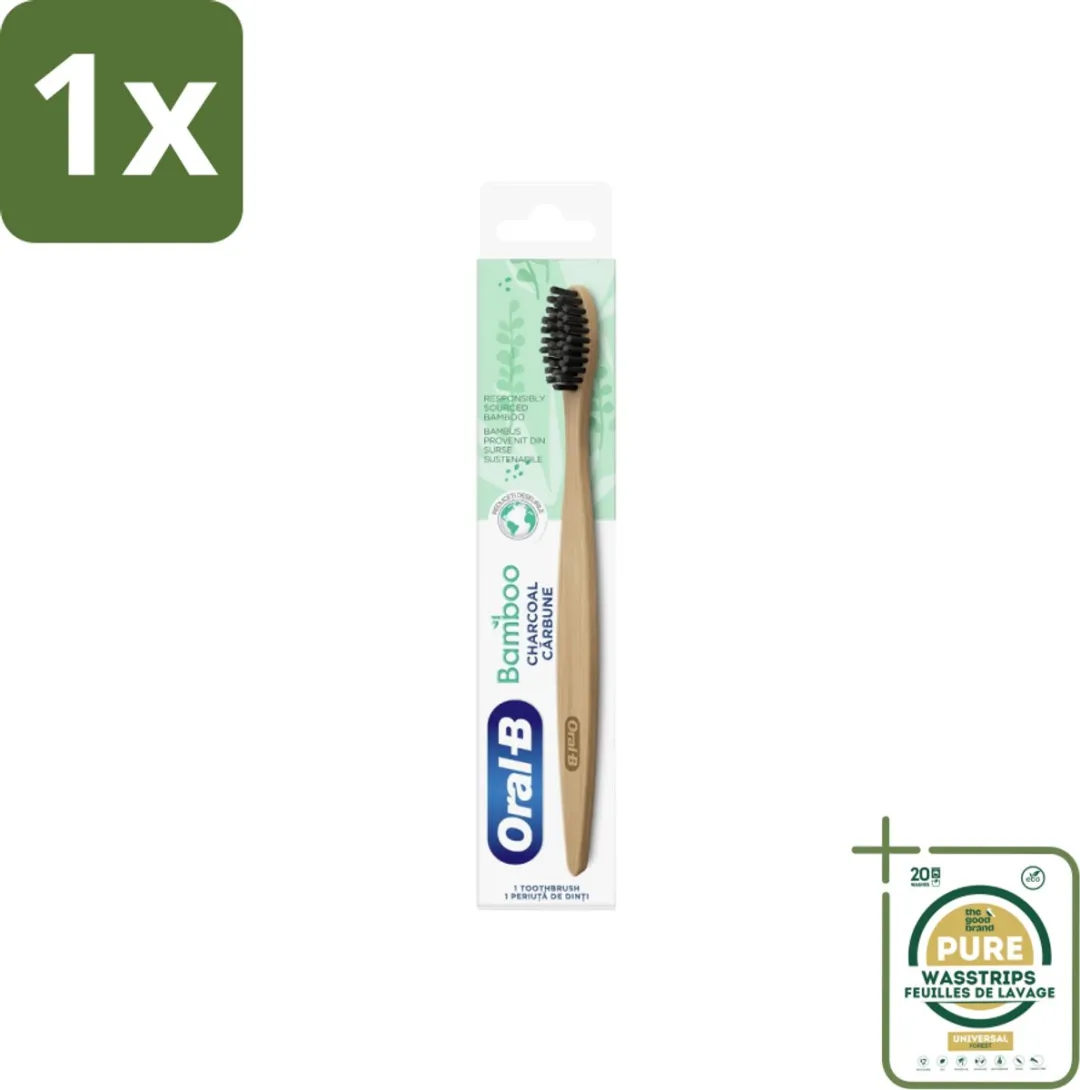 Oral-B Bamboe Tandenborstel Houtskool