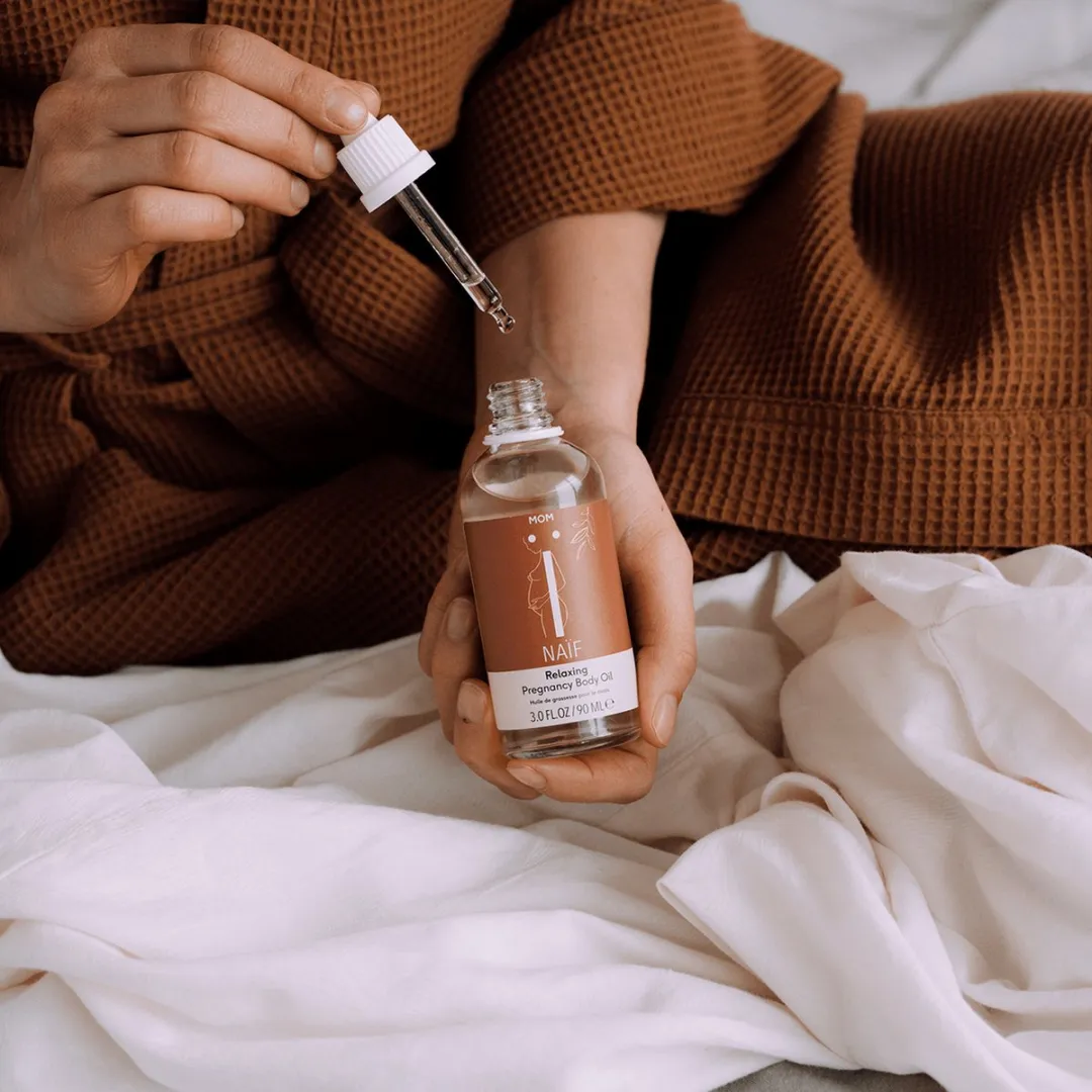 Naïf - Ontspannende Zwangerschapsolie - 90ml - met Natuurlijke Ingrediënten