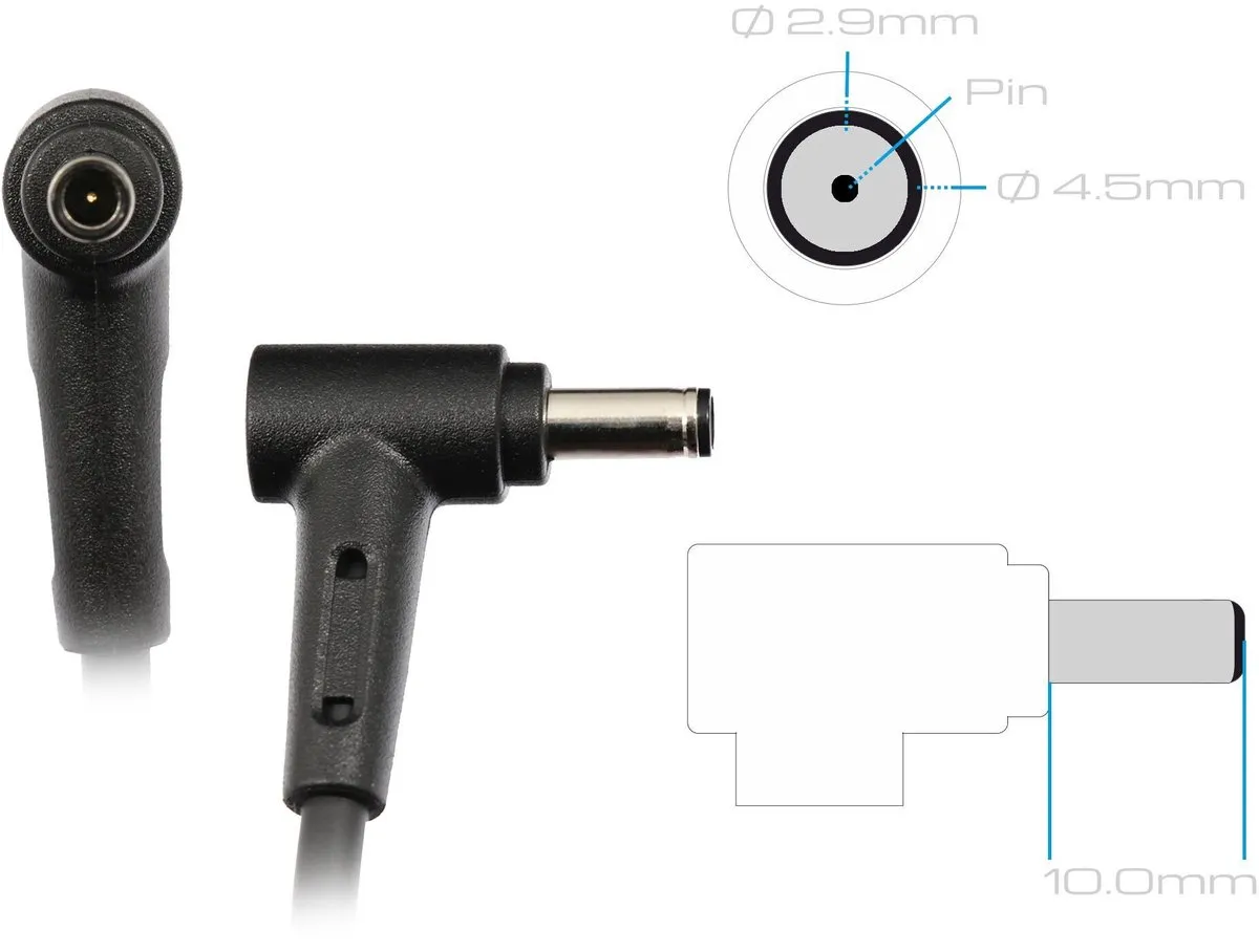 ASUS UX90W-01 Square Oplader 90W - Zwart