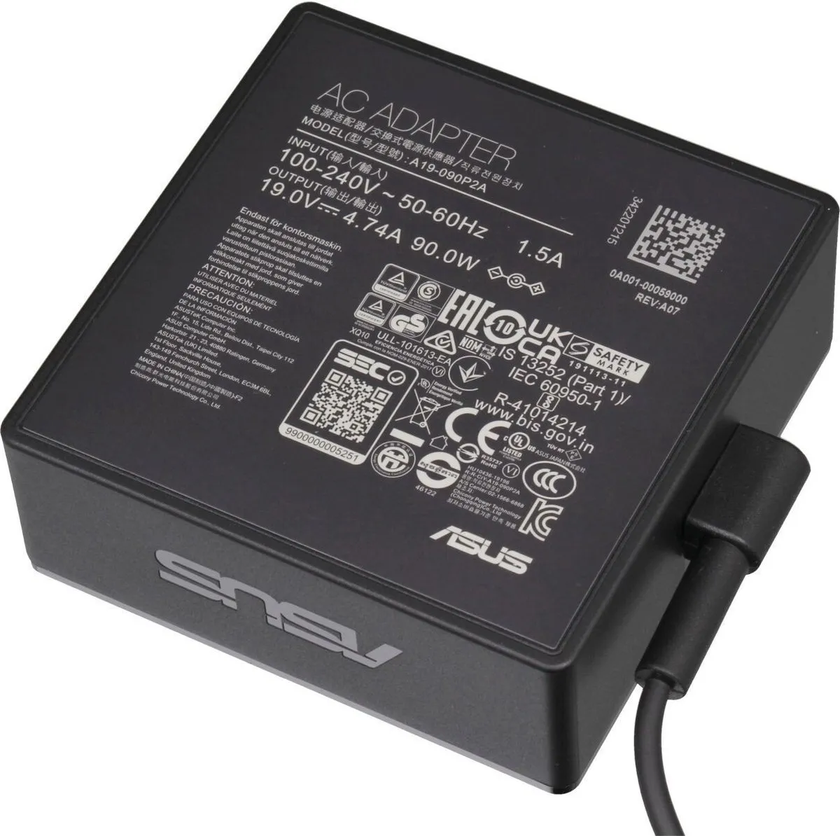 ASUS UX90W-01 Square Oplader 90W