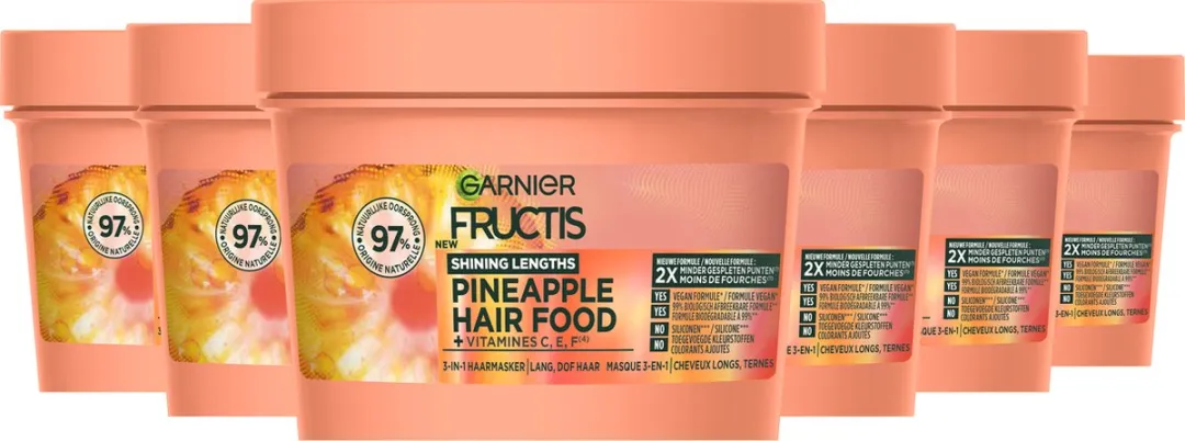 Garnier Fructis Hair Food Pineapple Haarmasker 6x400ml