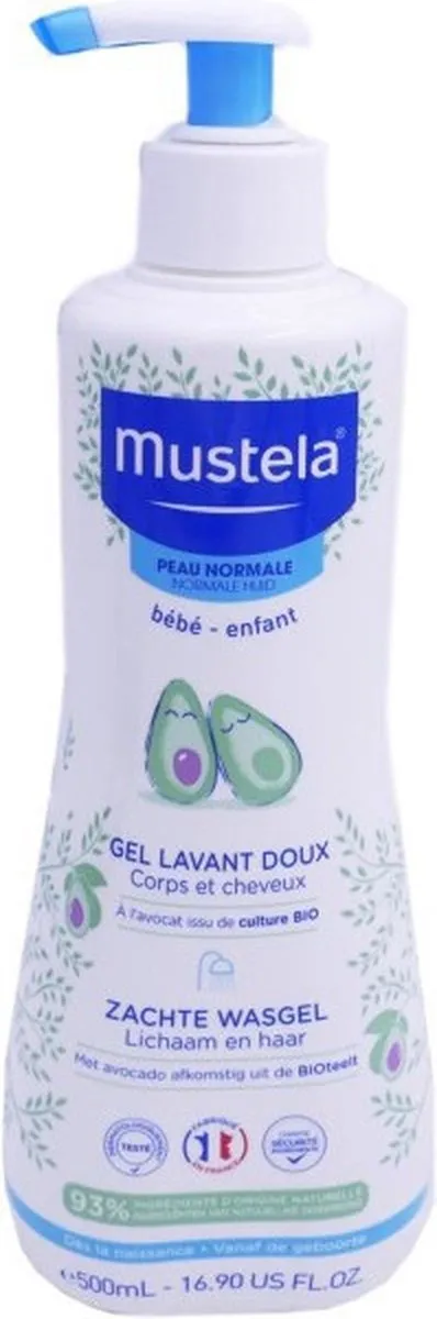 Mustela Kinder Gel & Shampoo 500ml - afbeelding 6 van 6