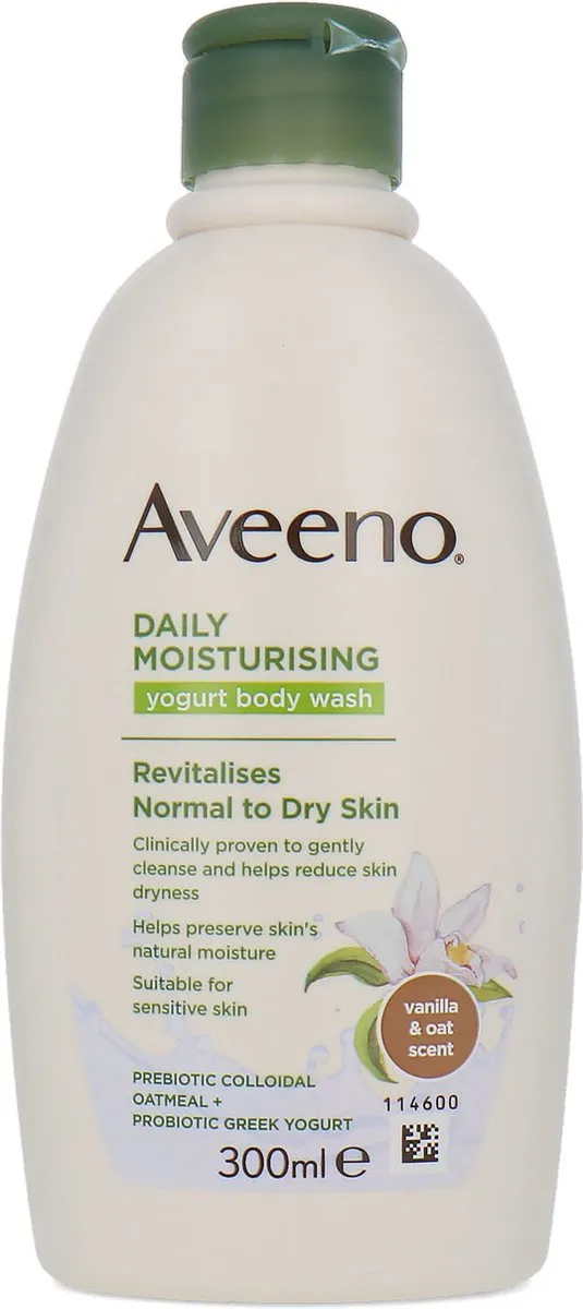 Aveeno Daily Moisturising Yogurt Body Wash 300ml