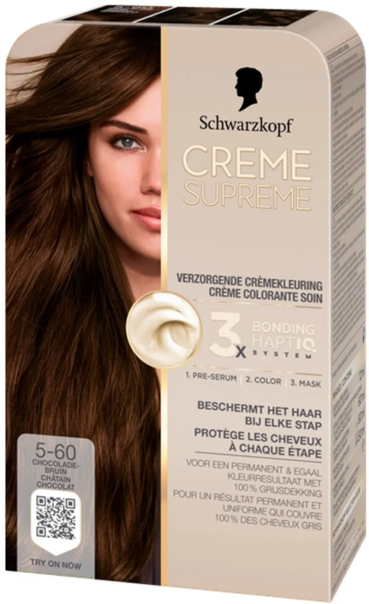 Schwarzkopf Crème Supreme 5-60 Haarkleuring 245g - Chocoladebruin