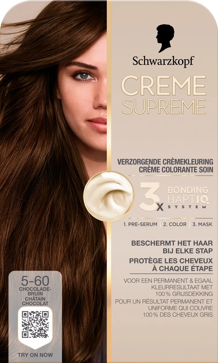 Schwarzkopf Crème Supreme 5-60 Haarkleuring 245g - Chocoladebruin