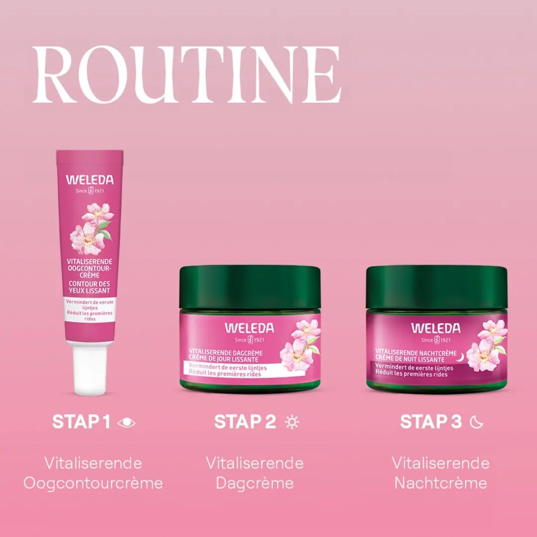 Weleda Vitaliserende Nachtcrème Wilde Rozen & Witte Thee 40ml