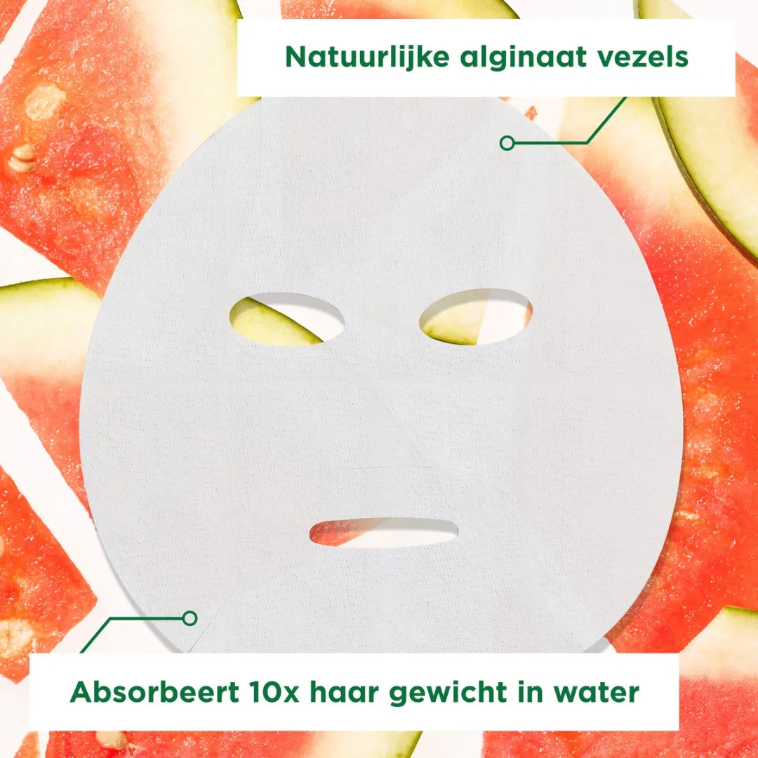 Garnier SkinActive Watermeloen Hyaluronzuur Sheet Mask 15ml - Roze