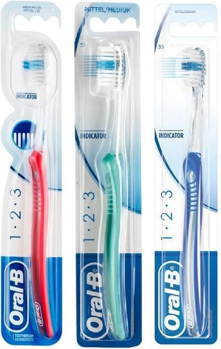 Oral-B 1-2-3 Indicator 35M Tandenborstel - afbeelding 6 van 6