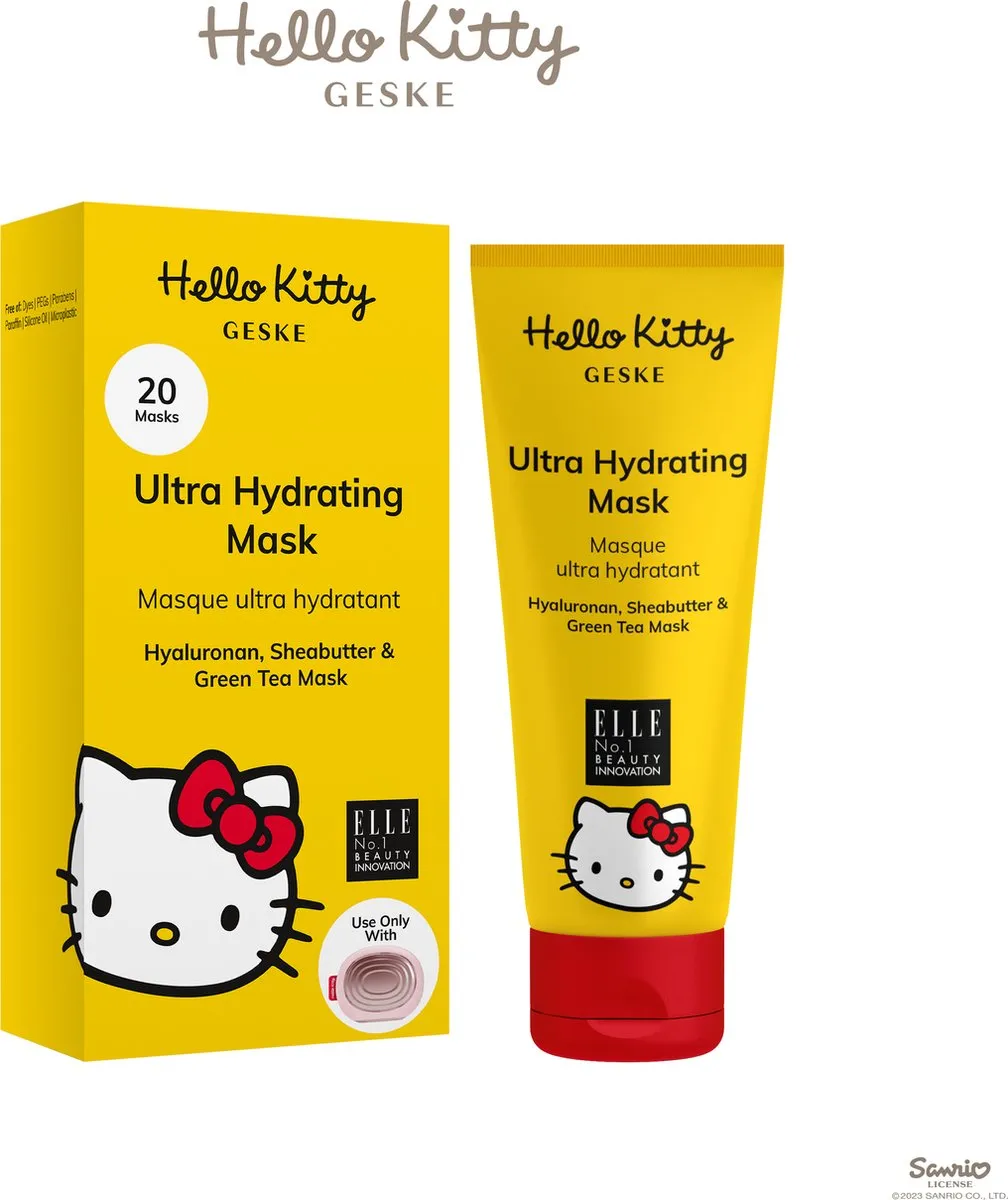 Hello Kitty GESKE Hydraterend Masker 20 Stuks - 50ml