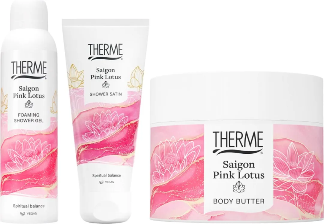 Therme Saigon Pink Lotus Cadeauset