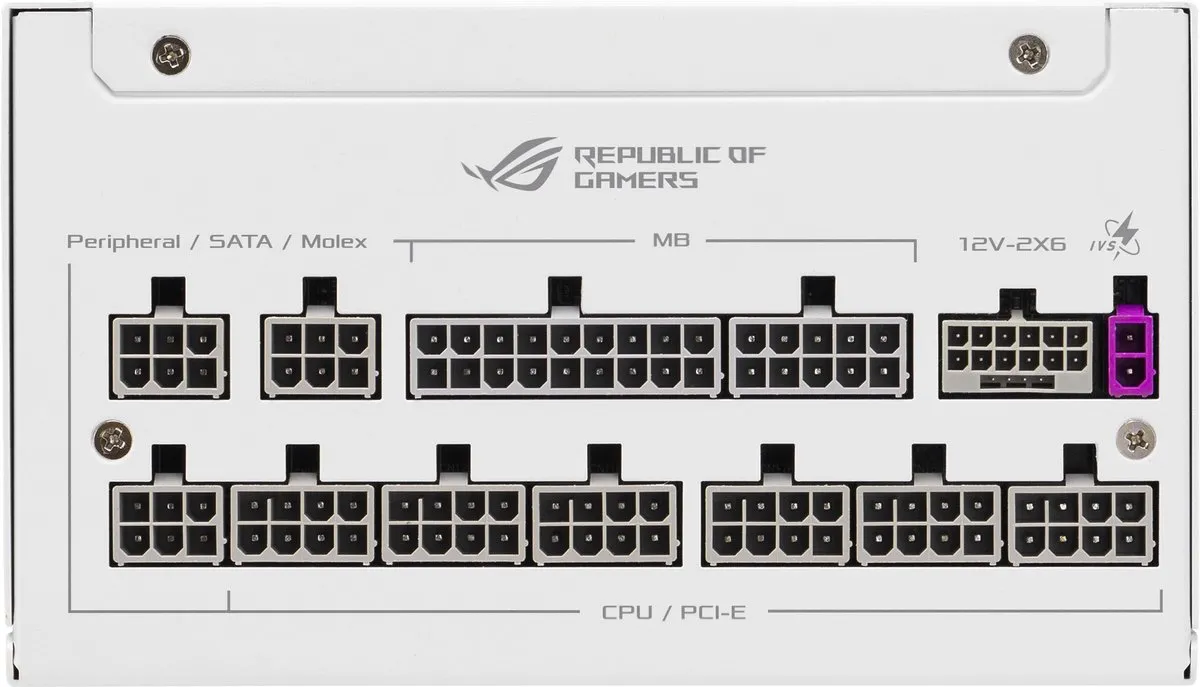 ASUS 90YE00W4-B0NA00 Voeding 1000W - 80 PLUS Platinum - Wit - afbeelding 6 van 6