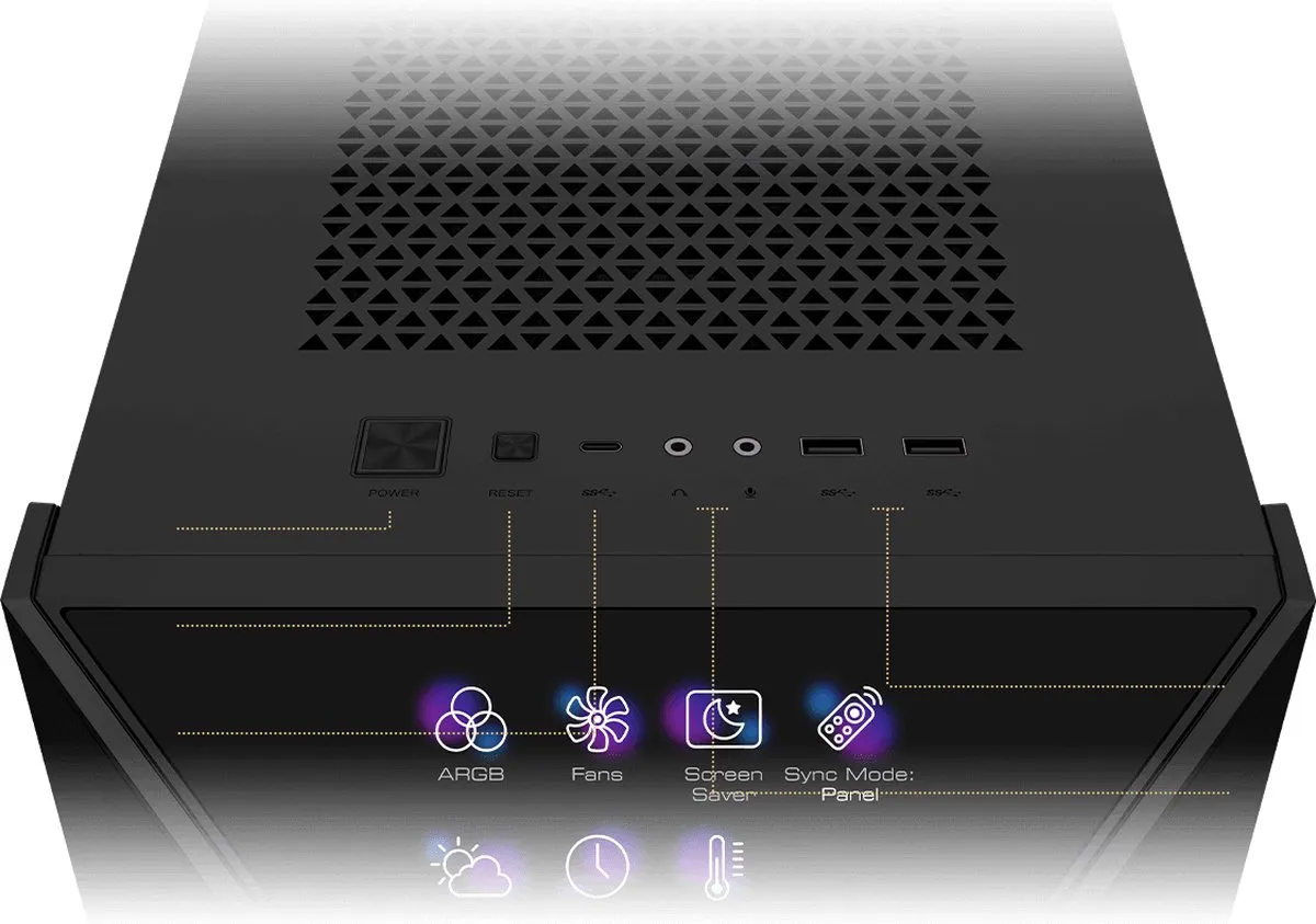 MSI MEG PROSPECT 700R ATX Behuizing - 4 Ventilatoren