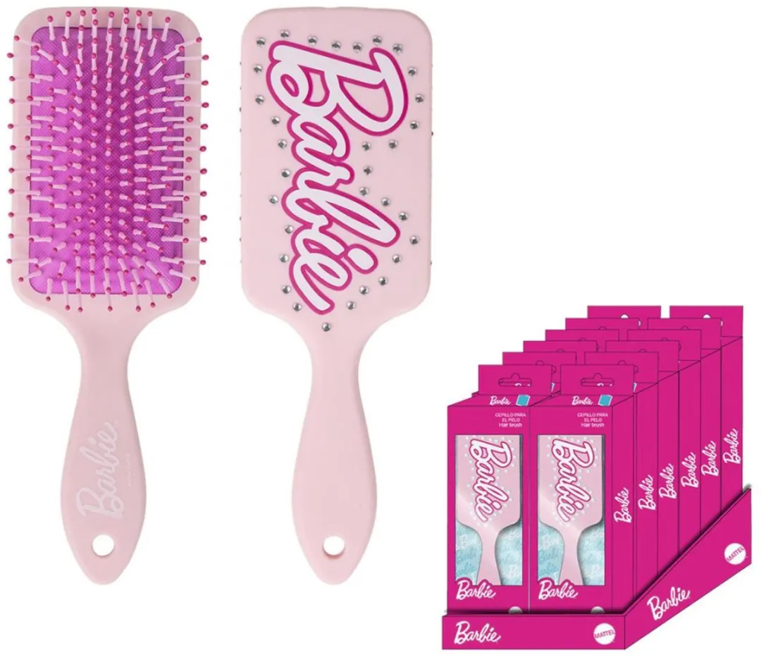 Barbie Haarborstel 22cm Roze