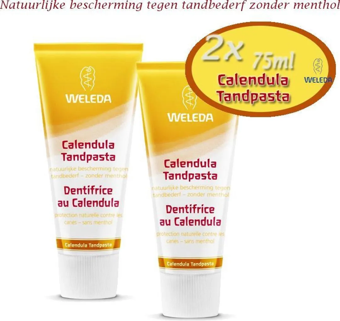 Weleda Calendula Tandpasta - 2x75ml - afbeelding 6 van 6