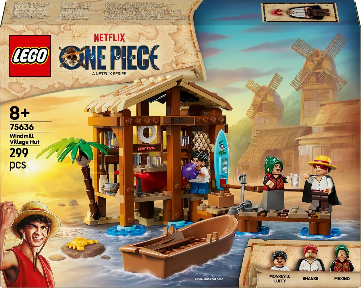 LEGO One Piece Hut in Windmolendorp Bouwset 75636 - 299 Stukken