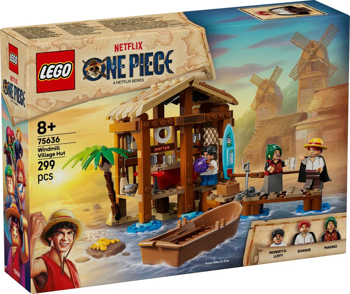 LEGO One Piece Hut in Windmolendorp Bouwset 75636 - 299 Stukken - afbeelding 6 van 6