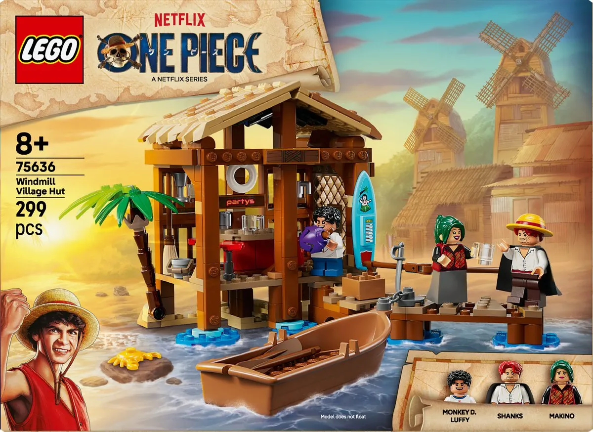 LEGO One Piece Hut in Windmolendorp Bouwset 75636 - 299 Stukken