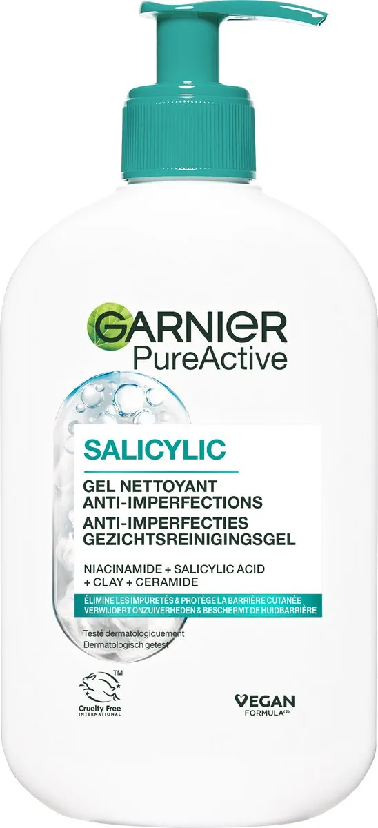 Garnier PureActive Anti-Imperfecties Gezichtsreiniger 250ml