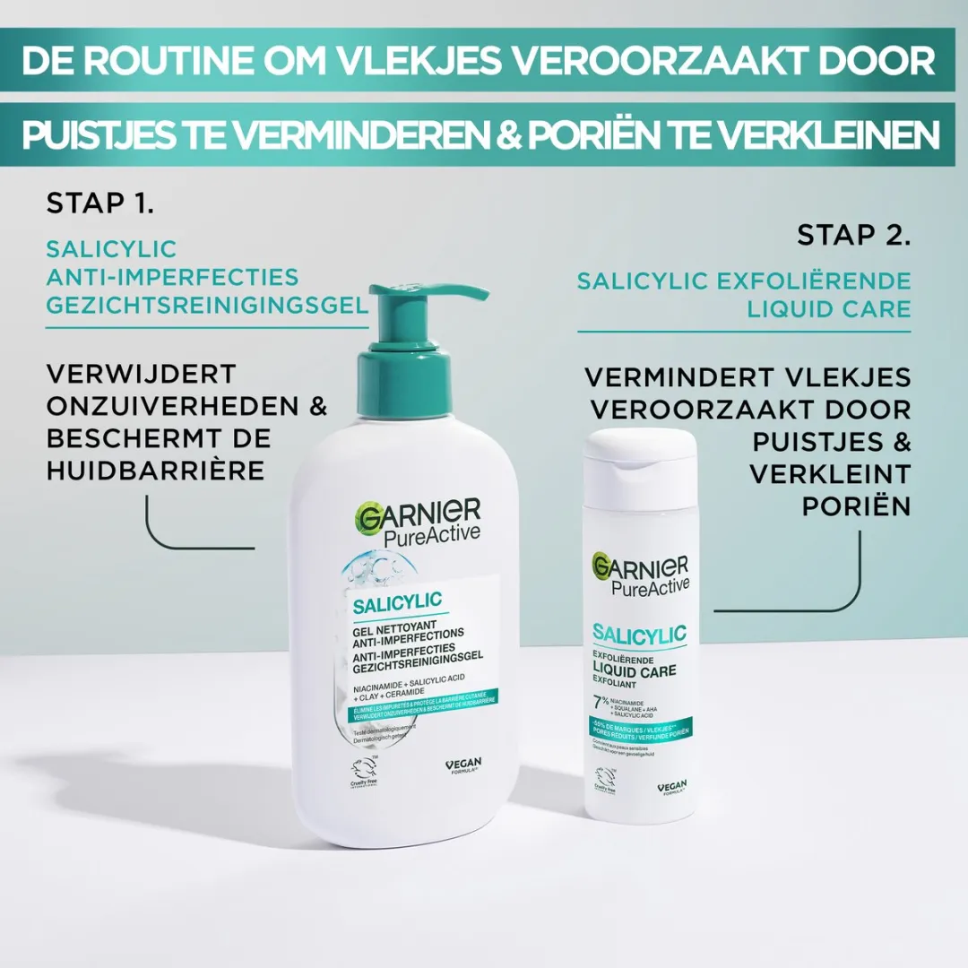 Garnier PureActive Anti-Imperfecties Gezichtsreiniger 250ml