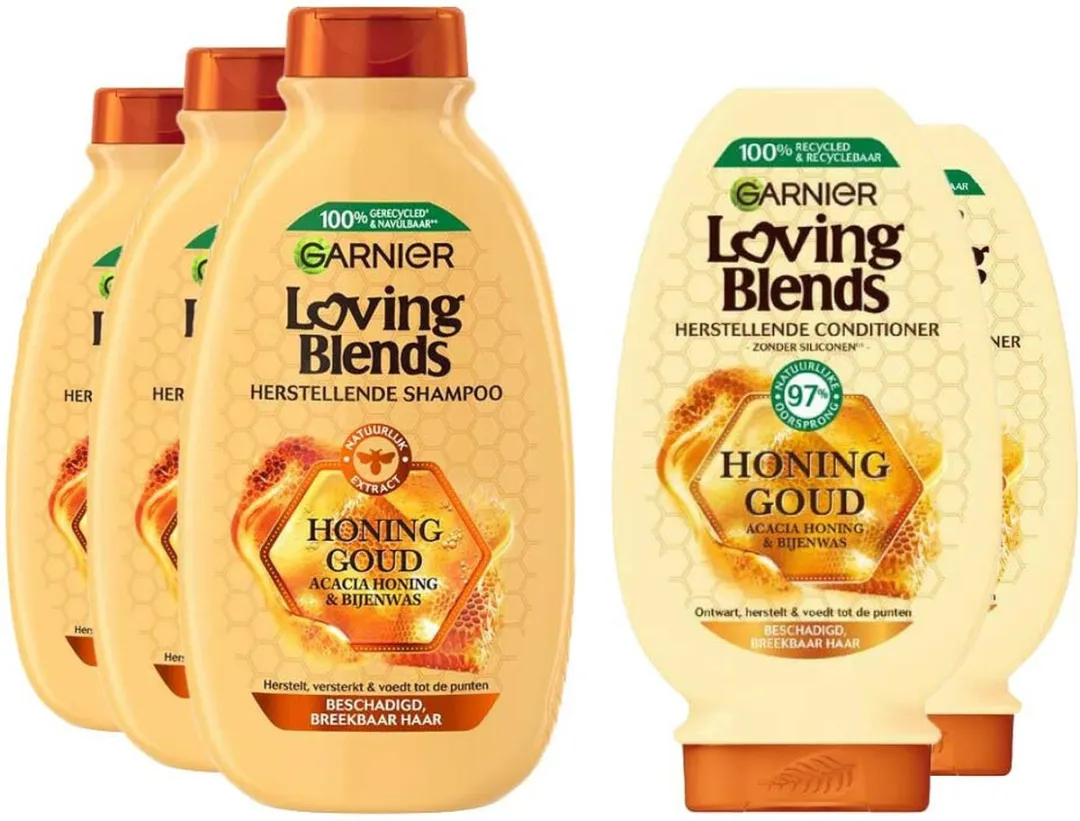 Garnier Loving Blends Honing Goud Shampoo & Conditioner